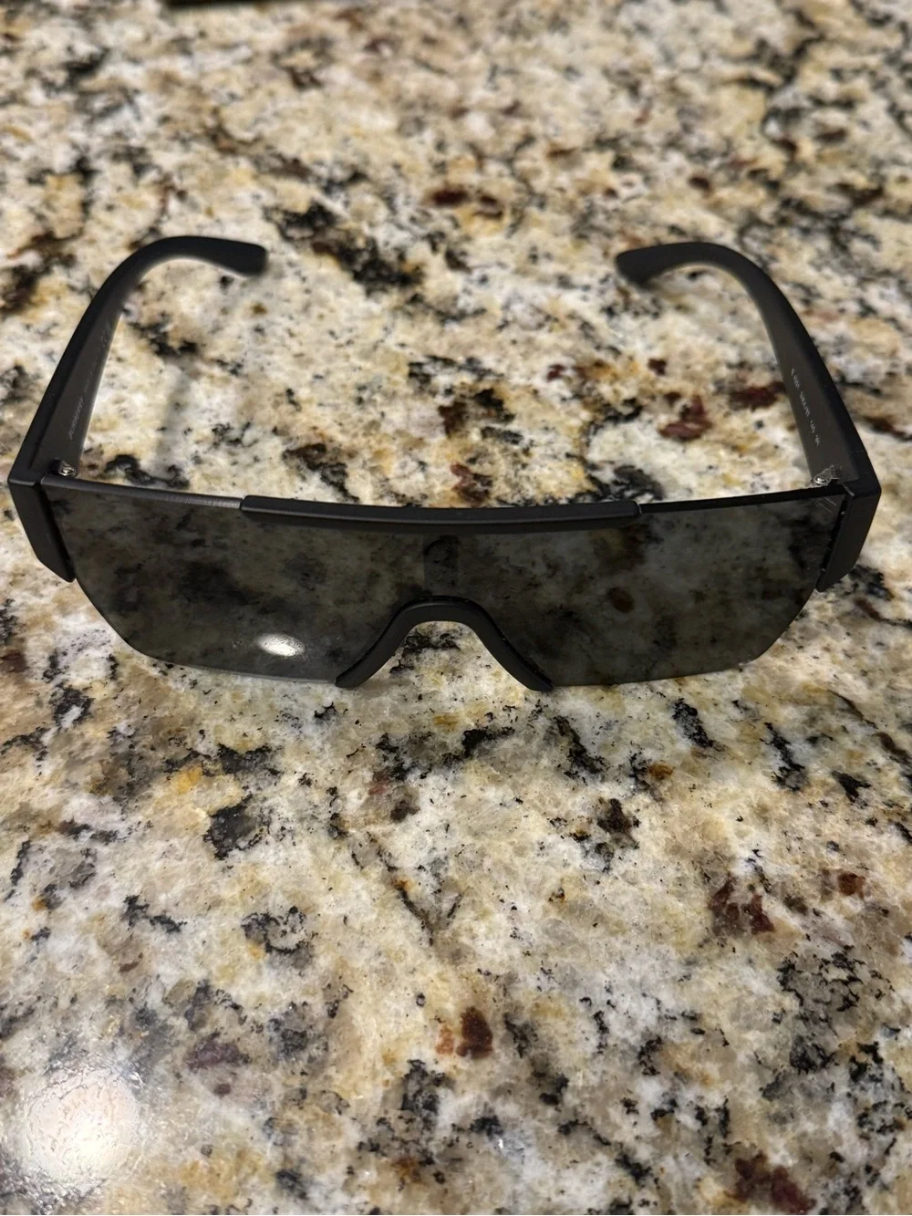 Burberry Black Shield Sunglasses with Tan Case